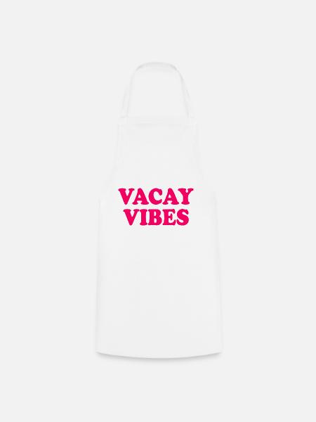 Vacay vibes - Kochschürze - Weiß