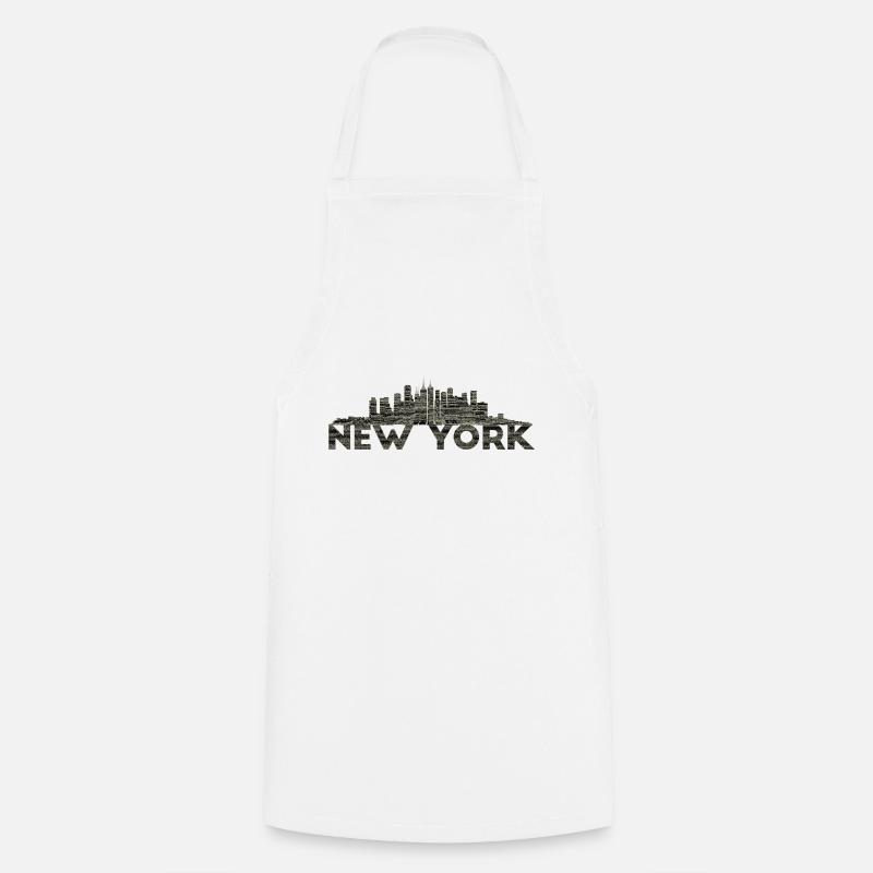 New York - Tablier de cuisine - blanc