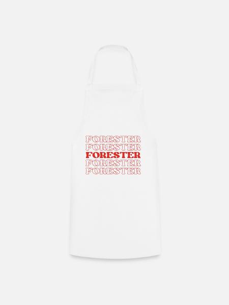 Förster, Naturschützer, Waldmanager - Kochschürze - Weiß