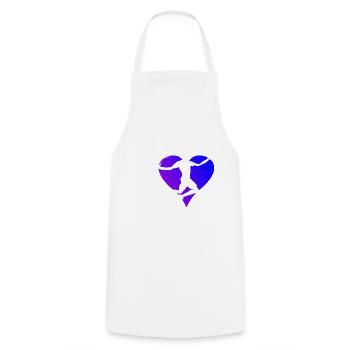 Squash Badminton Badminton Players Women Men - Cooking Apron - white - Front - AI Model Male 185 dark (185cm)