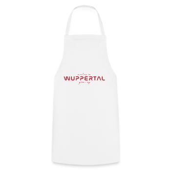 Wuppertal T-Shirt – Schwebebahn - Kochschürze - Weiß - Vorne - AI Model Male 185 dark (185cm)