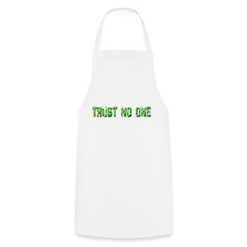Ne faites confiance à personne des vibrations inspirantes de motivation amoureuse - Tablier de cuisine - blanc - Devant - AI Model Male 185 dark (185cm)