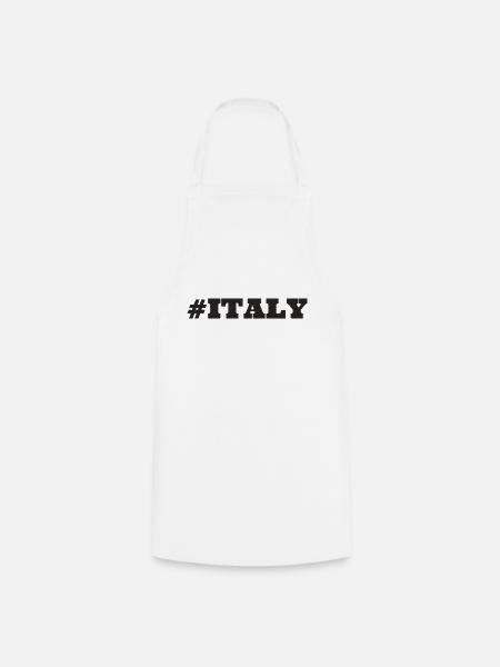 #Italy - Kochschürze - Weiß