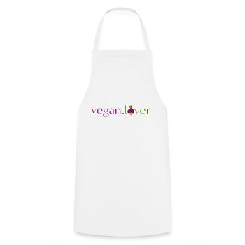 Vegan lover turnip - Tablier de cuisine - blanc - Devant - AI Model Male 185 dark (185cm)