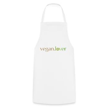 Veganer Liebhaber Kiwi - Kochschürze - Weiß - Vorne - AI Model Male 185 dark (185cm)