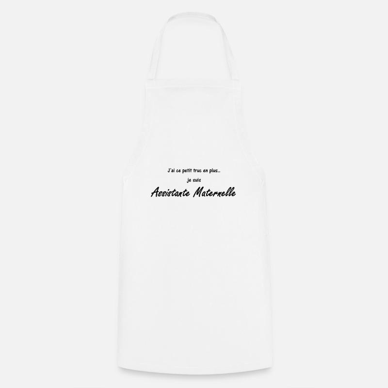 Assistante Maternelle - Tablier de cuisine - blanc