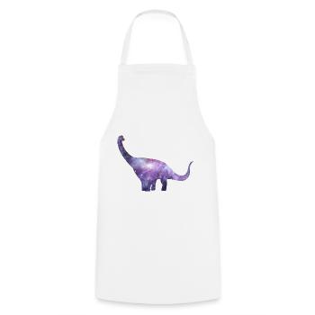 Brachiosaurus Dinosaur Univers Dino Nerd Enfants - Tablier de cuisine - blanc - Devant - AI Model Male 185 dark (185cm)