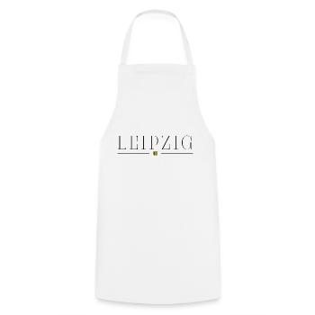 Leipzig, Deutschland Eleganz T-Shirt - Kochschürze - Weiß - Vorne - AI Model Male 185 dark (185cm)