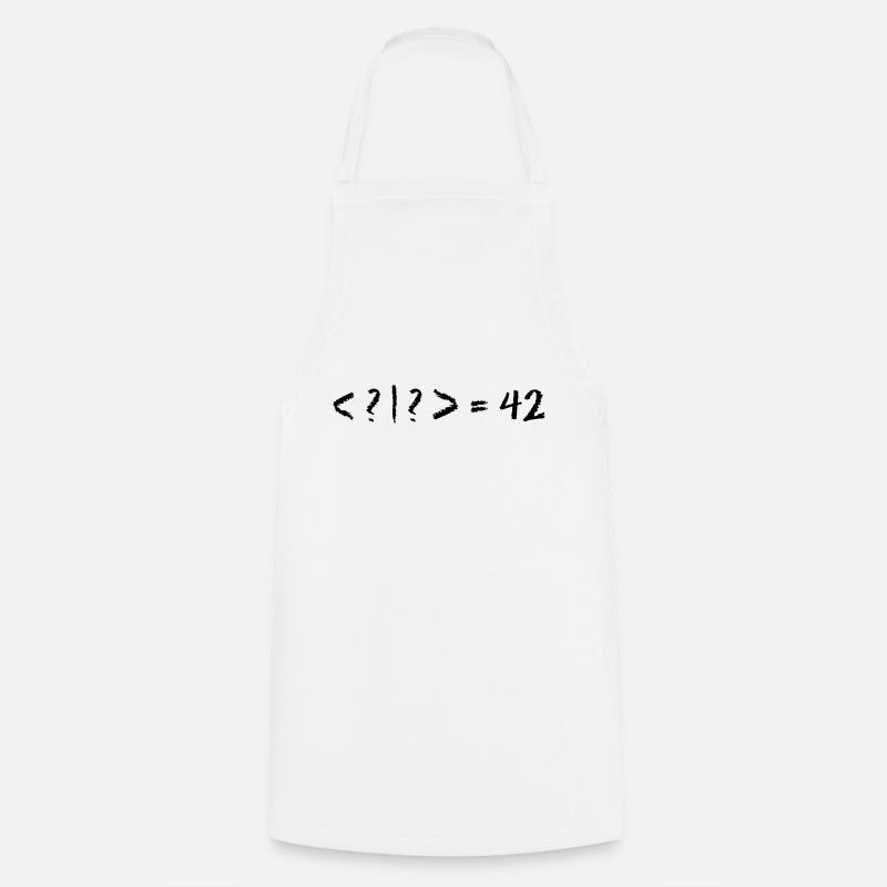 Meilleur Quantum Joke jamais: Bra-Ket = 42 - Tablier de cuisine - blanc