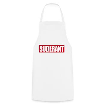 Autriche viennois Schmäh Suderant Nörgler dialecte - Tablier de cuisine - blanc - Devant - AI Model Male 185 dark (185cm)