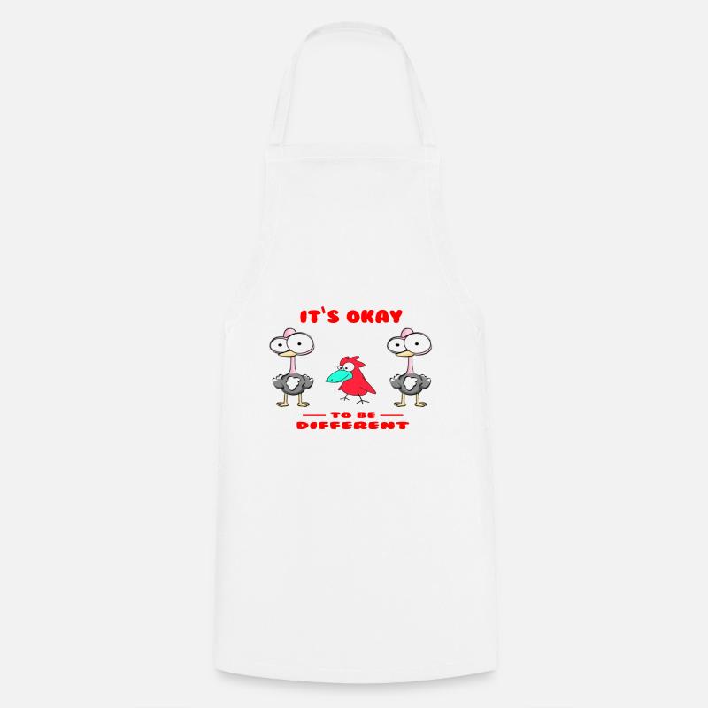Oiseaux Oiseaux Cartoon - Tablier de cuisine - blanc