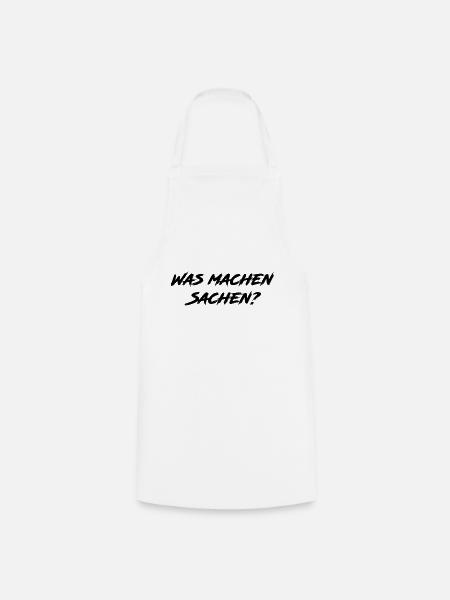 Was machen sachen - Kochschürze - Weiß