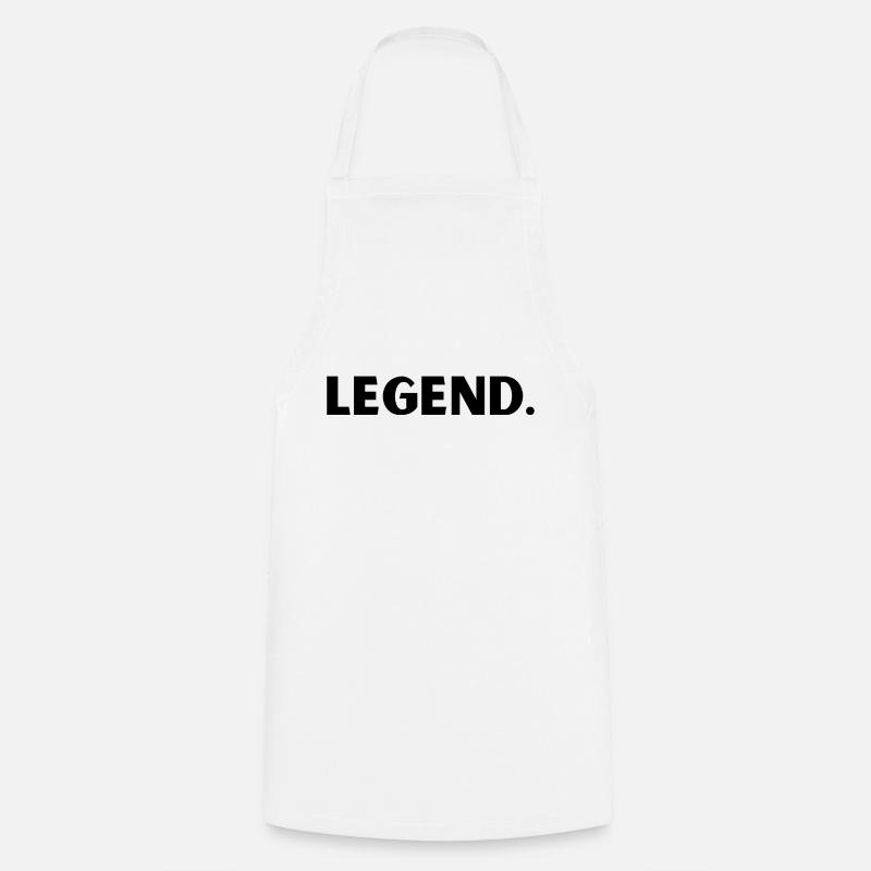 legend. - Cooking Apron - white