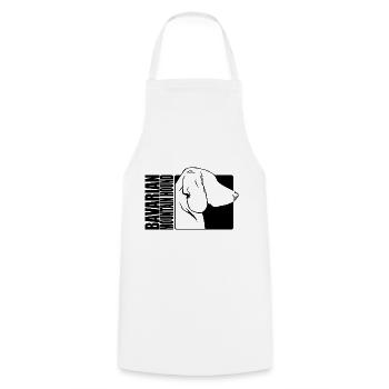 Bavarian Mountain Hound Profile Dogs Dog Wilsigns - Cooking Apron - white - Front - AI Model Male 185 dark (185cm)
