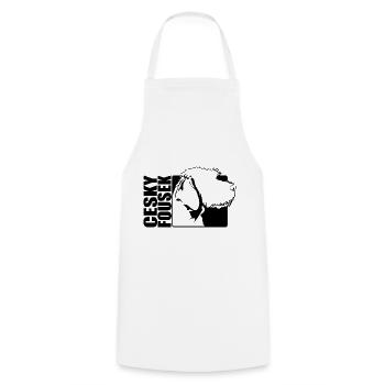 Cesky Fousek Profil Chiens Chien Wilsigns - Tablier de cuisine - blanc - Devant - AI Model Male 185 dark (185cm)