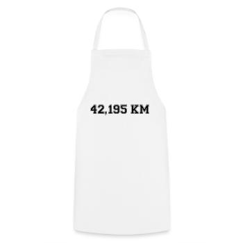 Marathon - Cooking Apron - white - Front - AI Model Male 185 dark (185cm)