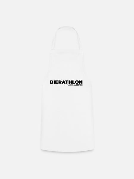Bierathlon - Kochschürze - Weiß