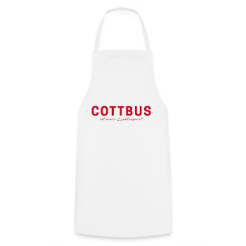 Cottbus T-Shirt – Für echte Fans - Kochschürze - Weiß - Vorne - AI Model Male 185 dark (185cm)