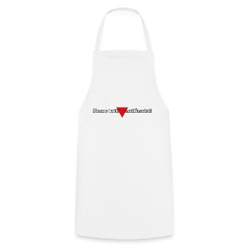 siamo tutti antifascisti - Tablier de cuisine - blanc - Devant - AI Model Male 185 dark (185cm)