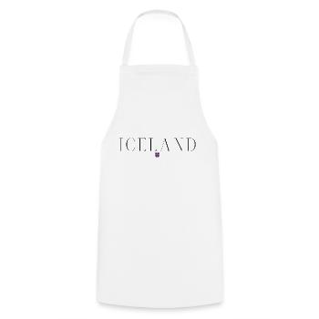 J’adore l’Islande - Tablier de cuisine - blanc - Devant - AI Model Male 185 dark (185cm)