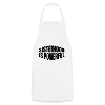 Sisterhood Is Powerful 35 - Kochschürze - Weiß - Vorne - AI Model Male 185 dark (185cm)