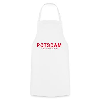 Potsdam T-Shirt – Perfekt für Fans - Kochschürze - Weiß - Vorne - AI Model Male 185 dark (185cm)