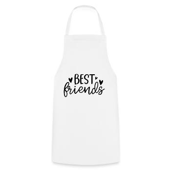 Meilleurs ami - Tablier de cuisine - blanc - Devant - AI Model Male 185 dark (185cm)
