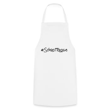 Lettrage de ferraille - Tablier de cuisine - blanc - Devant - AI Model Male 185 dark (185cm)