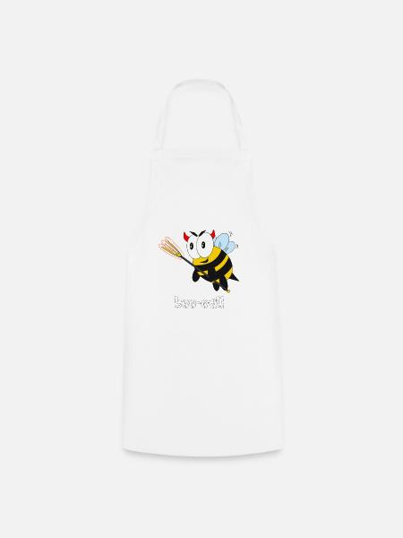bee evil - Kochschürze - Weiß