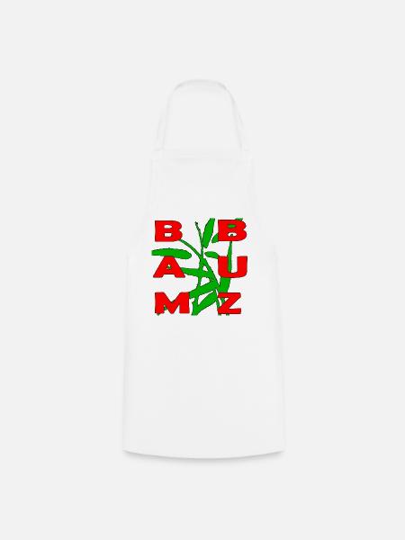 Bambuz merch - Kochschürze - Weiß