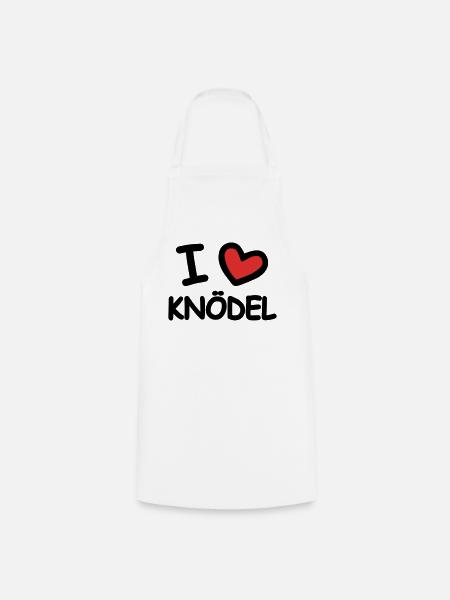 I Love Knödel - Kochschürze - Weiß