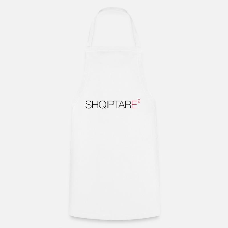 SHQIPTARE - Cooking Apron - white
