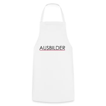 ausbilder - Cooking Apron - white - Front - AI Model Male 185 dark (185cm)