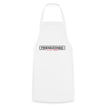 friendzone - Cooking Apron - white - Front - AI Model Male 185 dark (185cm)