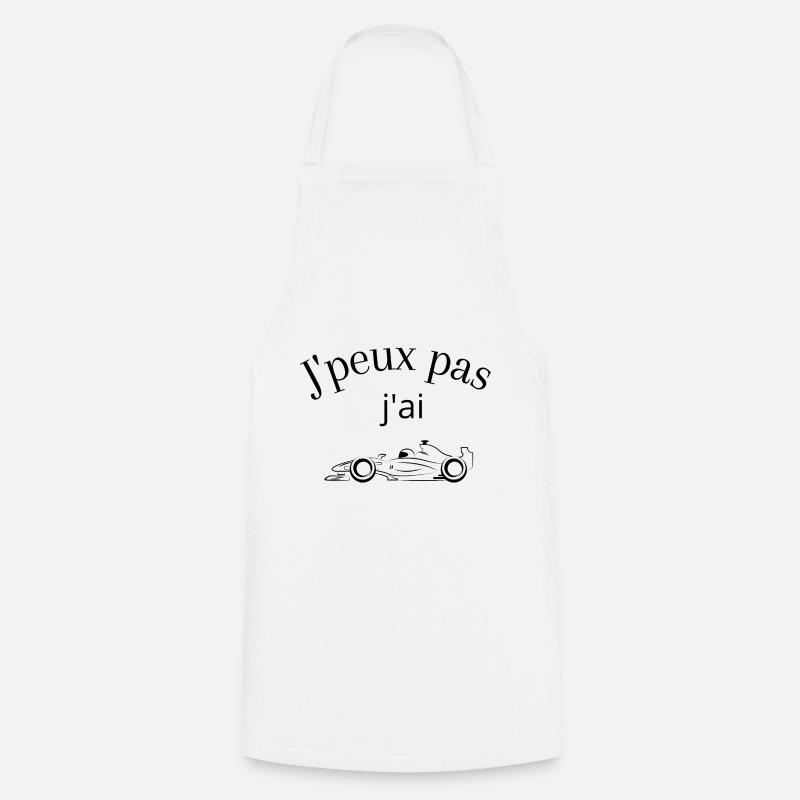 J'peux pas j'ai formule1 - Tablier de cuisine - blanc