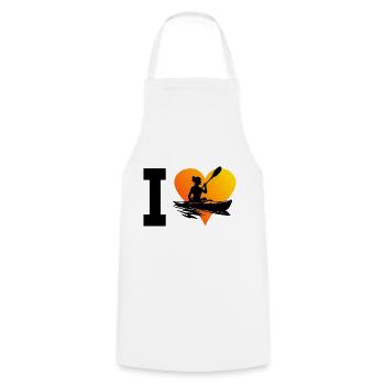 Kayak Canoë Kayak Femme Kayak Homme - Tablier de cuisine - blanc - Devant - AI Model Male 185 dark (185cm)