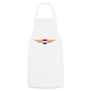 Pays-Bas Fan Outfit Design T-Shirt - Tablier de cuisine - blanc - Devant - AI Model Male 185 dark (185cm)
