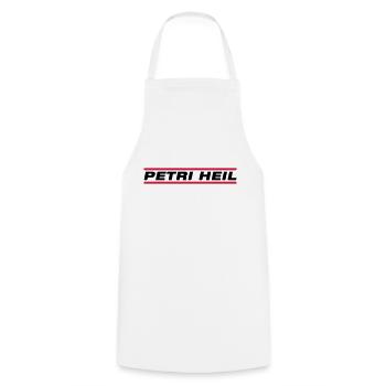 petri_heil_zu2 - Kochschürze - Weiß - Vorne - AI Model Male 185 dark (185cm)