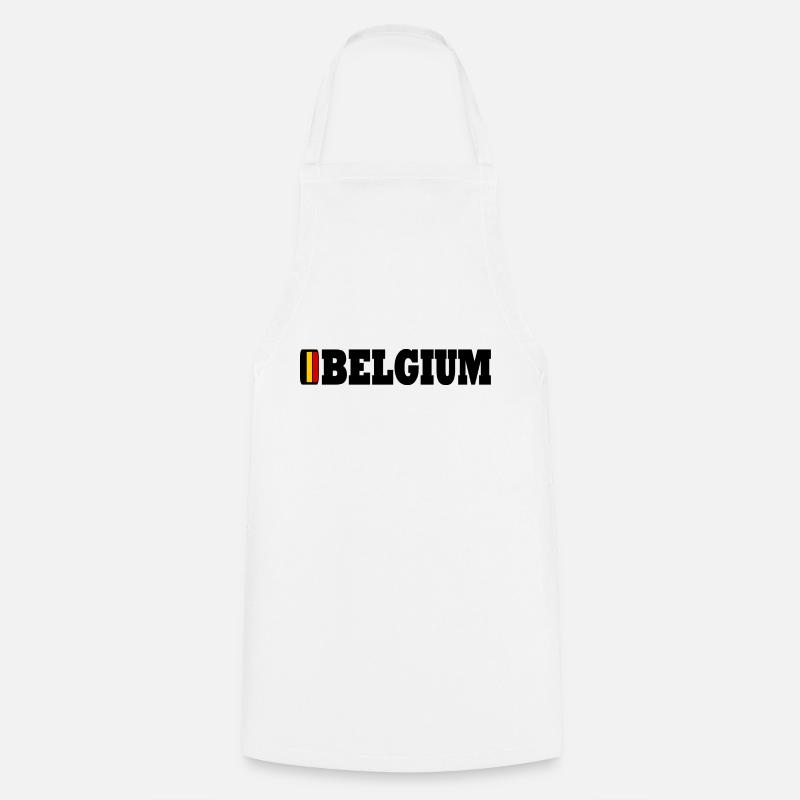 Belgique - Tablier de cuisine - blanc