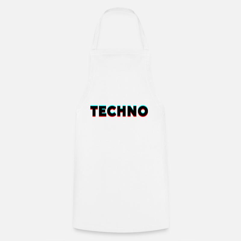 TECHNO - Kochschürze - Weiß