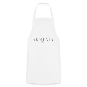 J’aime l’Arménie - Tablier de cuisine - blanc - Devant - AI Model Male 185 dark (185cm)