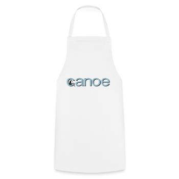 canoe - Cooking Apron - white - Front - AI Model Male 185 dark (185cm)