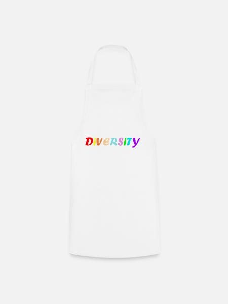 Diversity - Kochschürze - Weiß