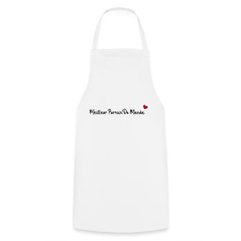 Meilleur parrain du monde - Tablier de cuisine - blanc - Devant - AI Model Male 185 dark (185cm)