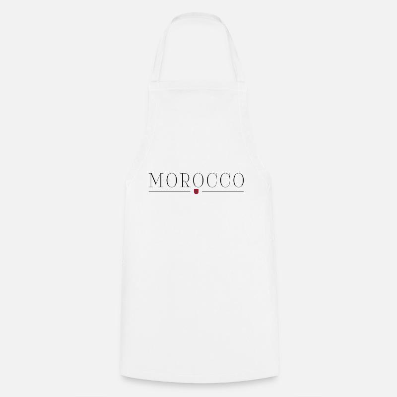 I love Morocco - Cooking Apron - white