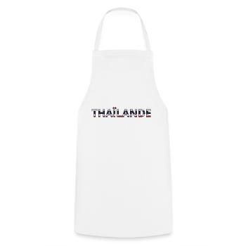 Flag of Thailand - Cooking Apron - white - Front - AI Model Male 185 dark (185cm)