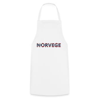 Flag of Norway - Cooking Apron - white - Front - AI Model Male 185 dark (185cm)