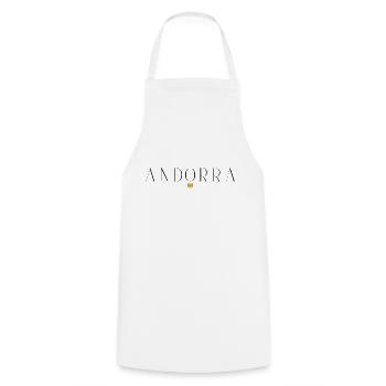 Ich liebe Andorra - Kochschürze - Weiß - Vorne - AI Model Male 185 dark (185cm)