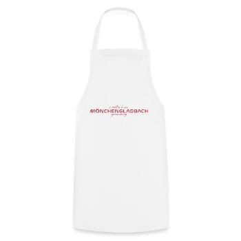 Mönchengladbach T-Shirt – For real fans - Cooking Apron - white - Front - AI Model Male 185 dark (185cm)