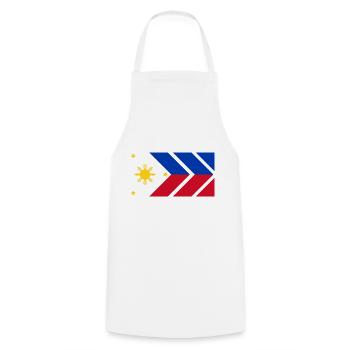 Philippinen Filipino Flagge Stolz I Geschenk - Kochschürze - Weiß - Vorne - AI Model Male 185 dark (185cm)